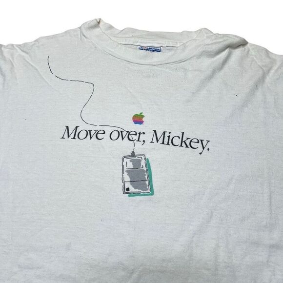 Vintage 80s 1984 Apple McIntosh Computer T Shirt XL - Picture 1 of 7